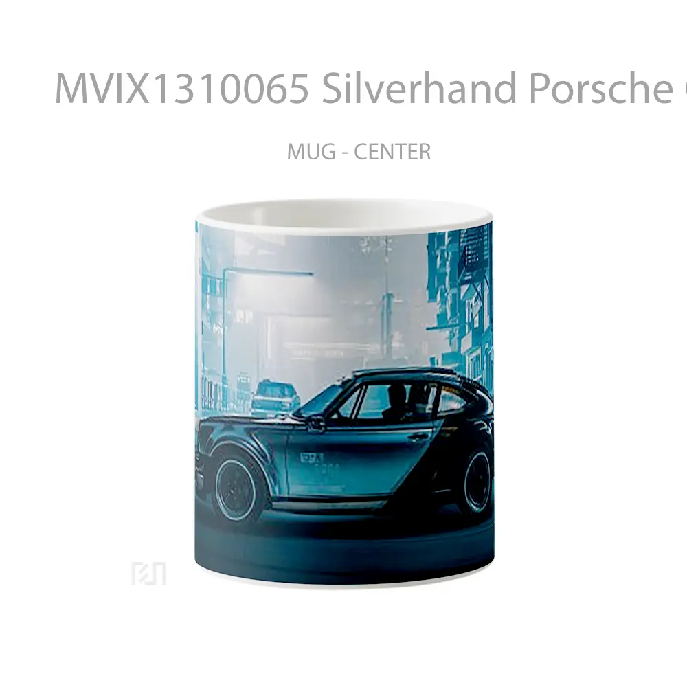 Mug Silverhand Porsche Cyberpunk 2077 Cangkir Gamer