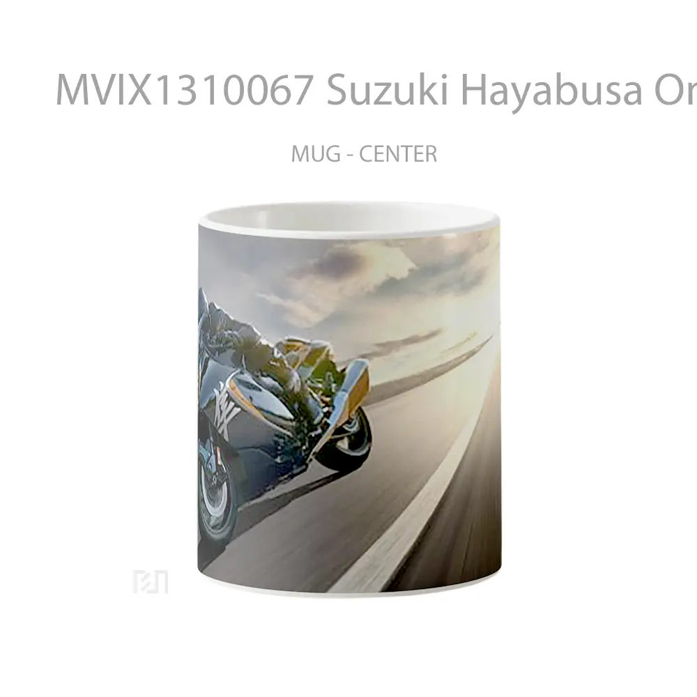 Mug Suzuki Hayabusa On Track Cangkir Mobil
