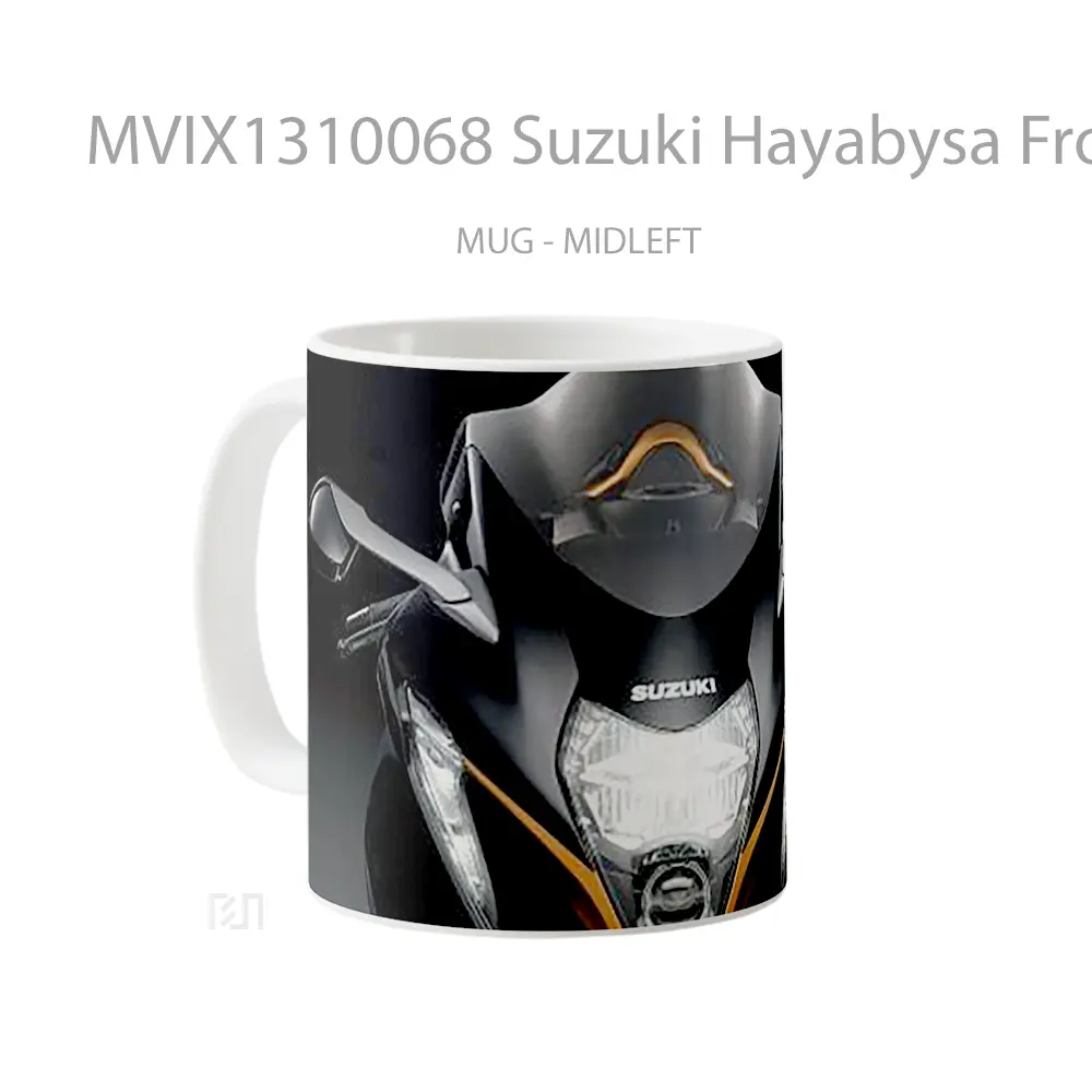 Mug Suzuki Hayabysa Front Cangkir Mobil - Tampak Tengah