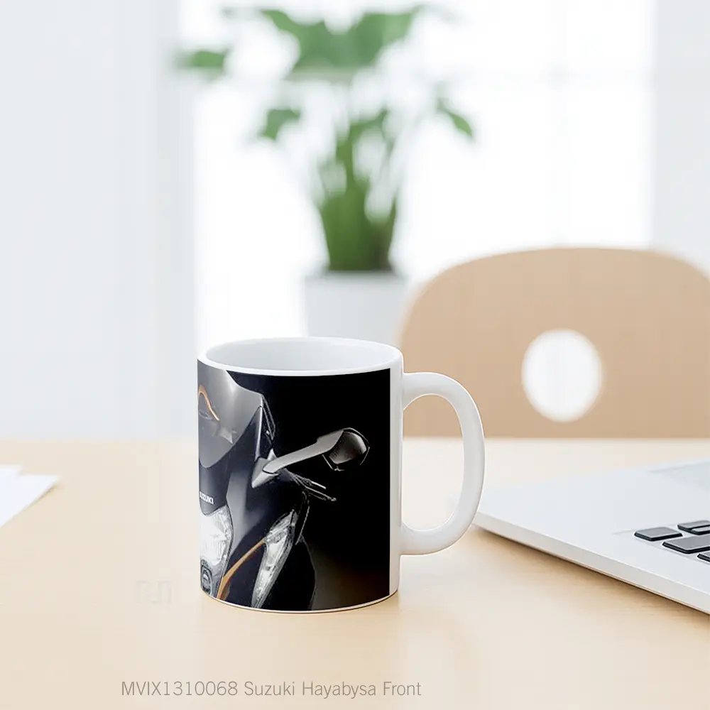 Mug Suzuki Hayabysa Front Cangkir Mobil - Tampak Tengah