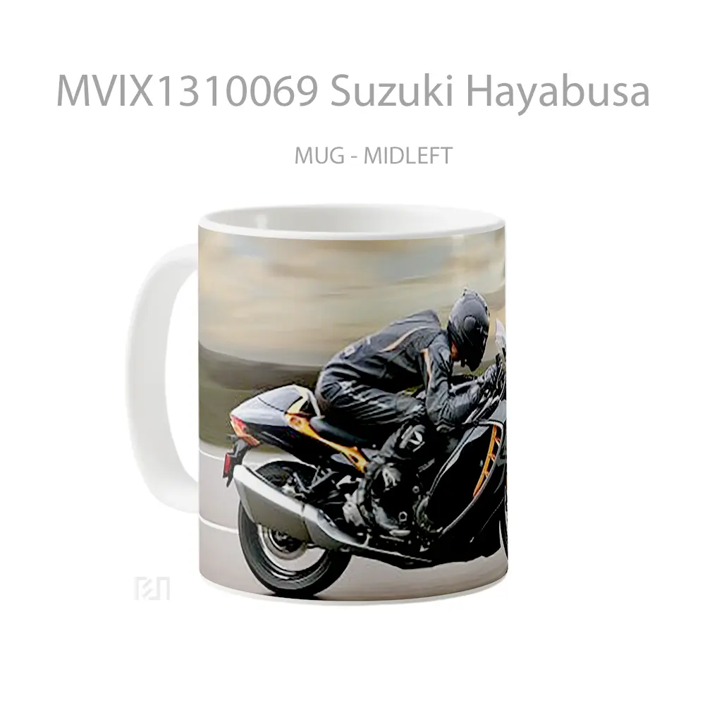 Mug Suzuki Hayabusa Cangkir Mobil - All-side / Desain