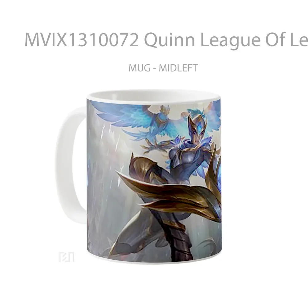 Mug Quinn League Of Legends Cangkir Gamer - All-side / Desain