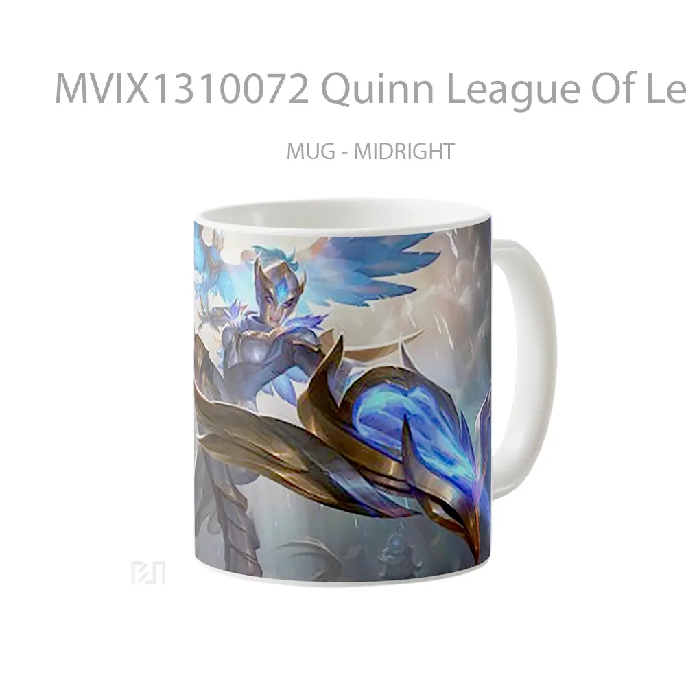 Mug Quinn League Of Legends Cangkir Gamer - All-side / Desain