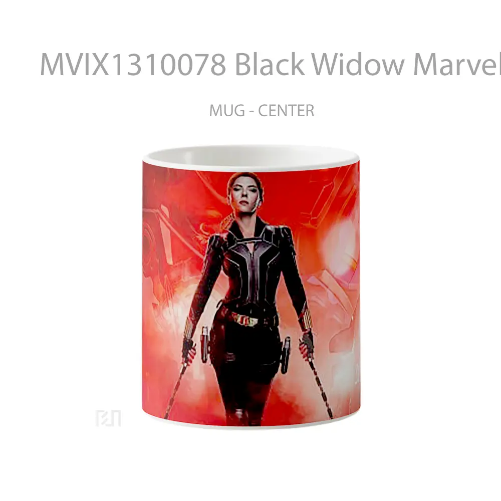 Mug Black Widow Marvel Studio Gelas Superhero
