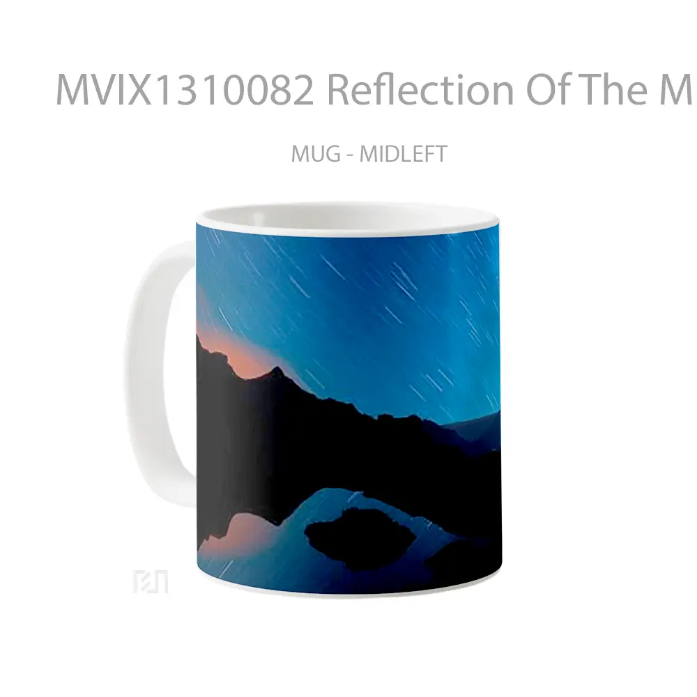 Mug Reflection Of The Milky Way Gelas Astronomi - All-side / Desain