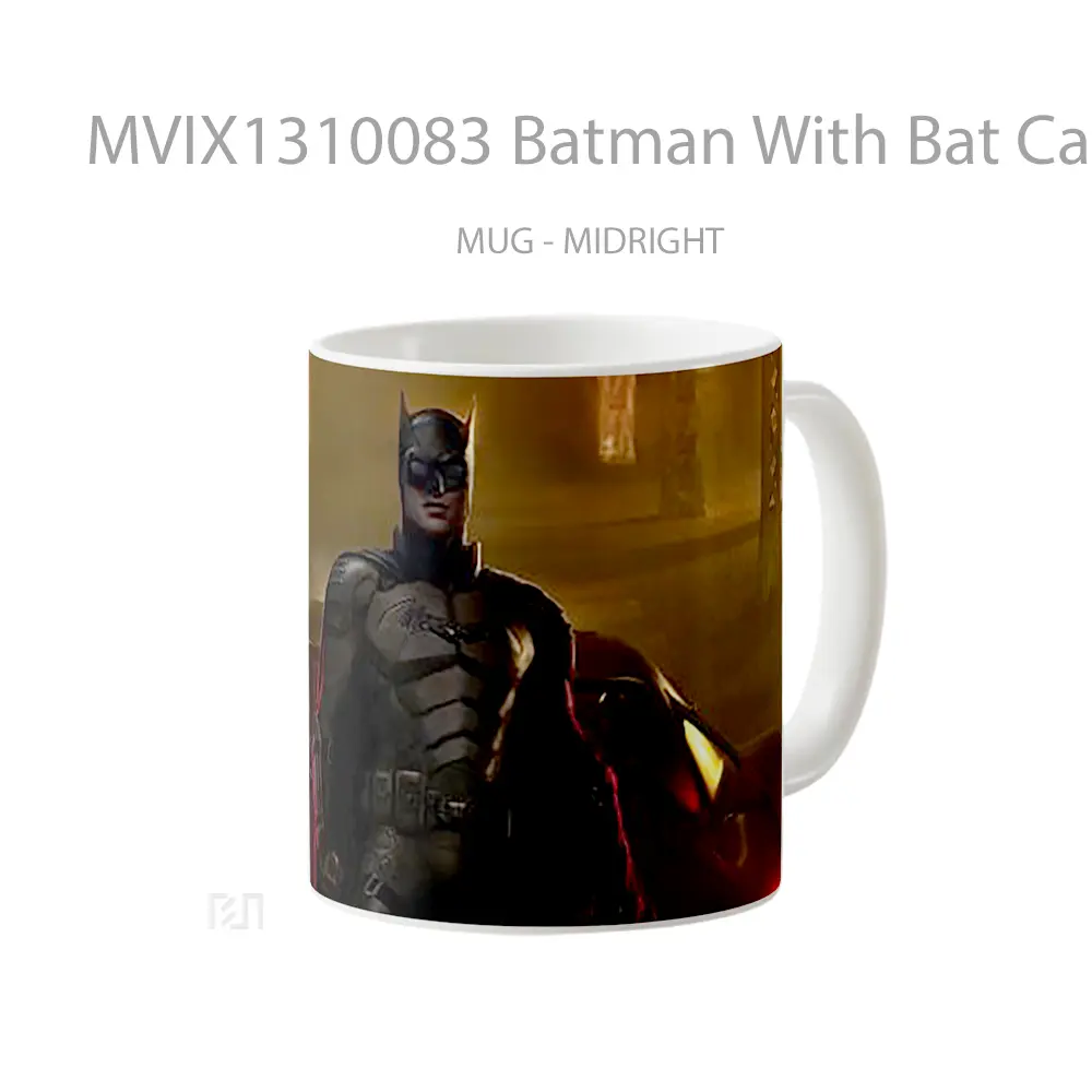 Mug Batman With Bat Car Gelas Superhero - All-side / Desain