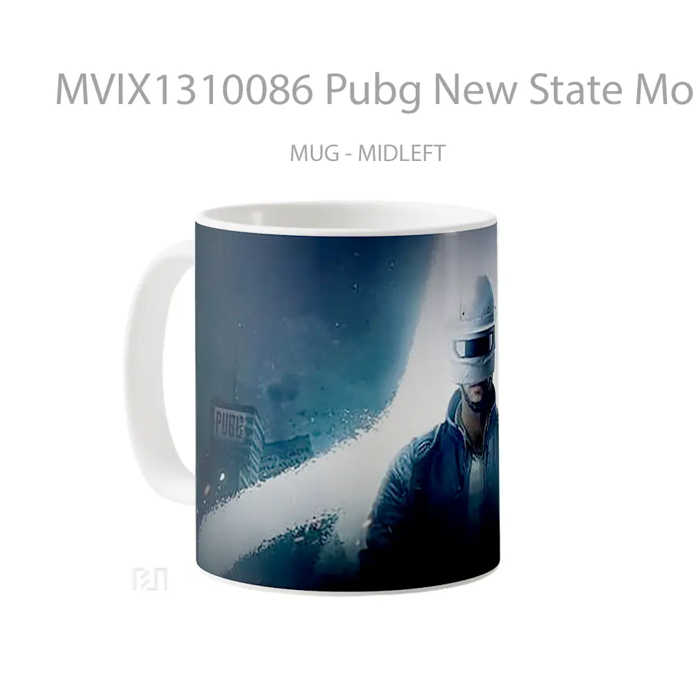 Mug Pubg New State Mobile Game Cangkir Gamer - All-side / Desain