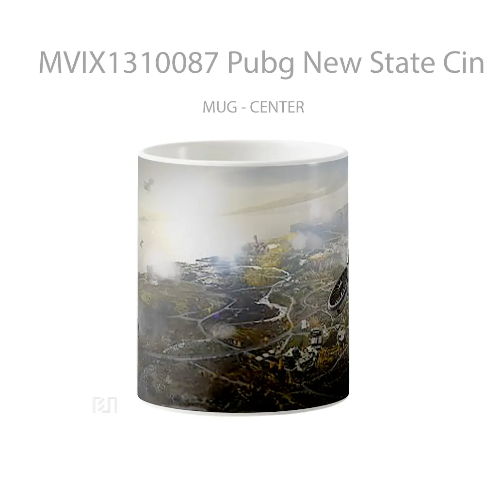 Mug Pubg New State Cinematic Aerial View Map Cangkir Gamer