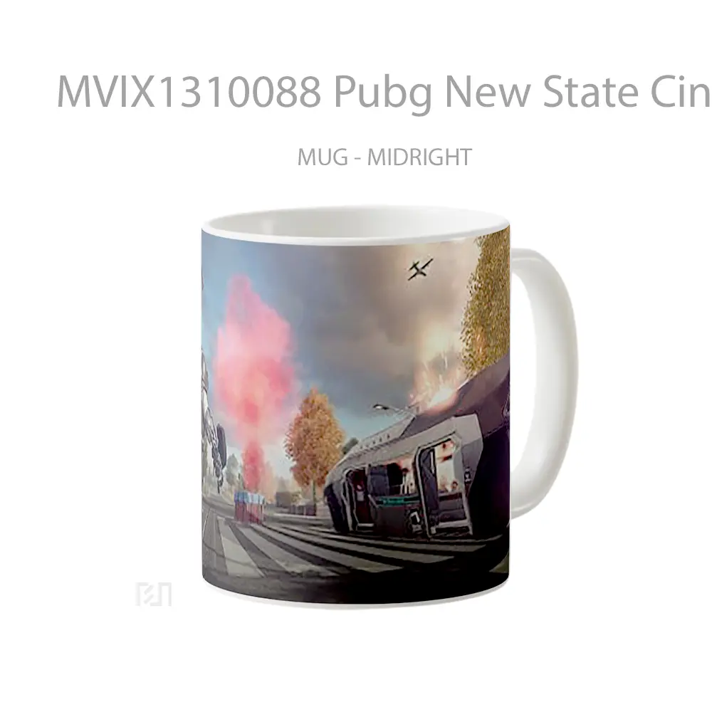 Mug Pubg New State Cinematic Cangkir Gamer - All-side / Desain