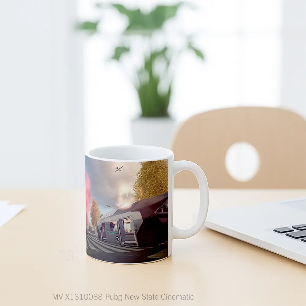 Mug Pubg New State Cinematic Cangkir Gamer - All-side / Desain
