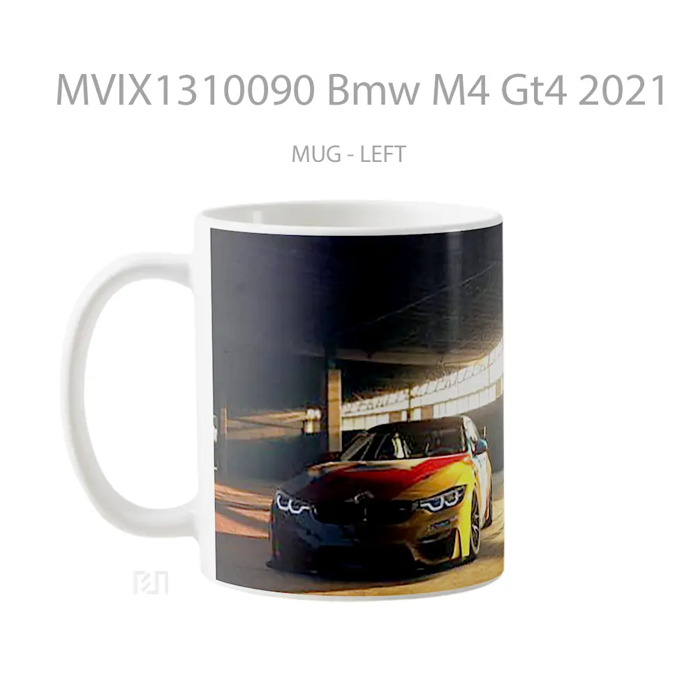 Mug Bmw M4 Gt4 2021 Cangkir Mobil - All-side / Desain