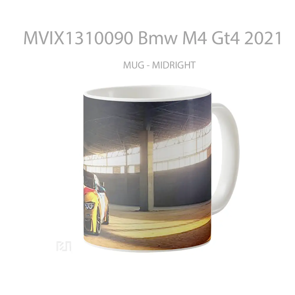 Mug Bmw M4 Gt4 2021 Cangkir Mobil - All-side / Desain