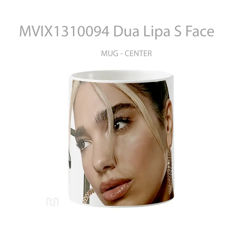 Mug Dua Lipa S Face Gelas Selebriti