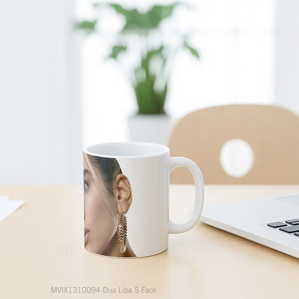 Mug Dua Lipa S Face Gelas Selebriti - All-side / Desain