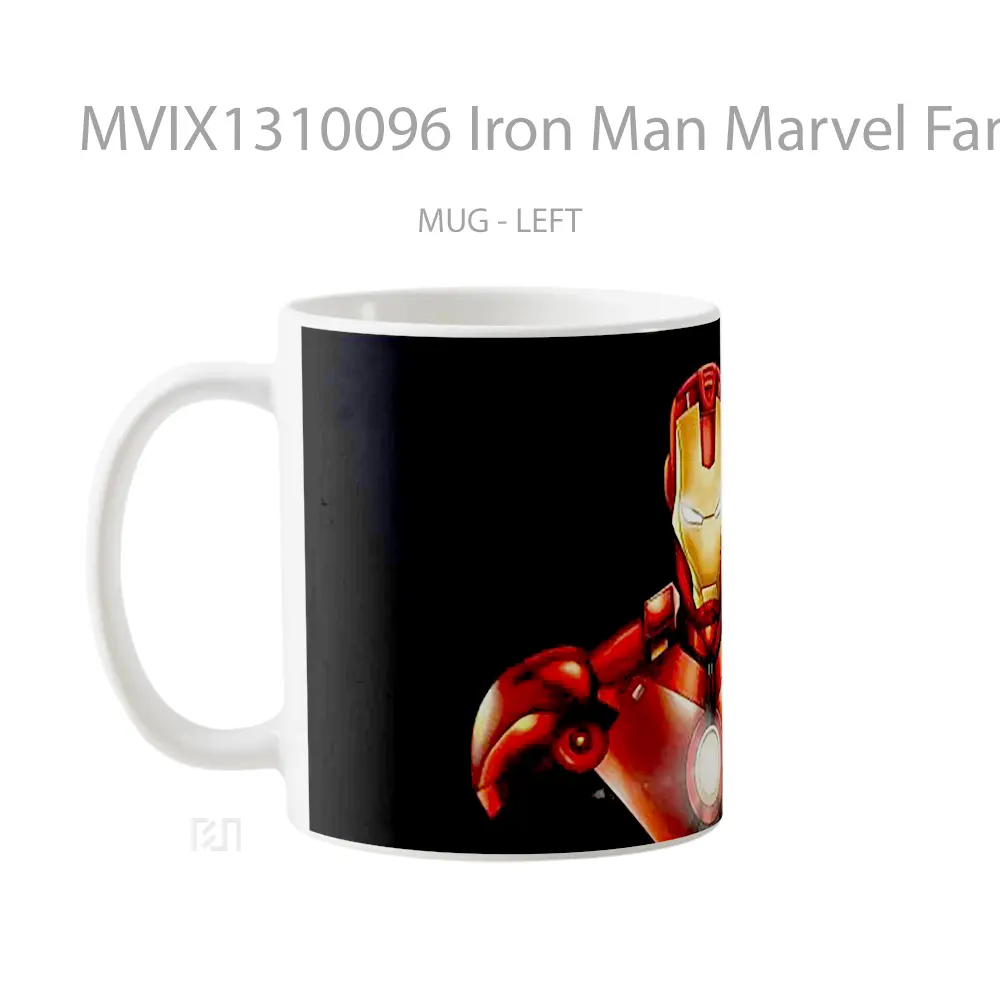 Mug Iron Man Marvel Fanart Gelas Superhero - All-side / Desain
