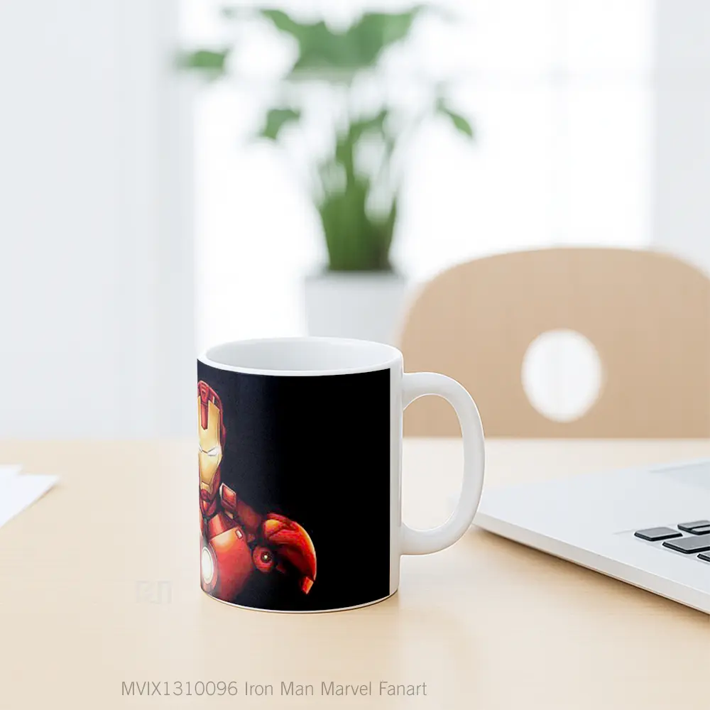 Mug Iron Man Marvel Fanart Gelas Superhero - All-side / Desain