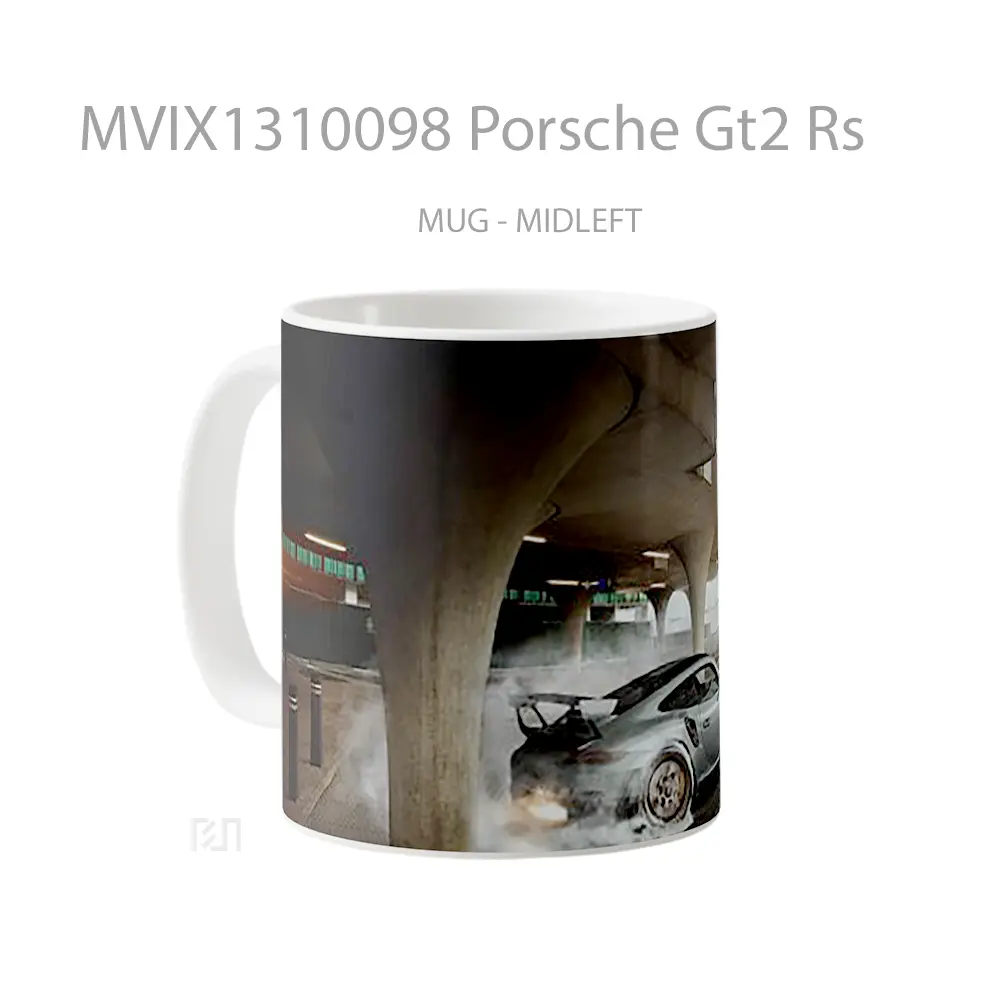 Mug Porsche Gt2 Rs Cangkir Mobil - All-side / Desain