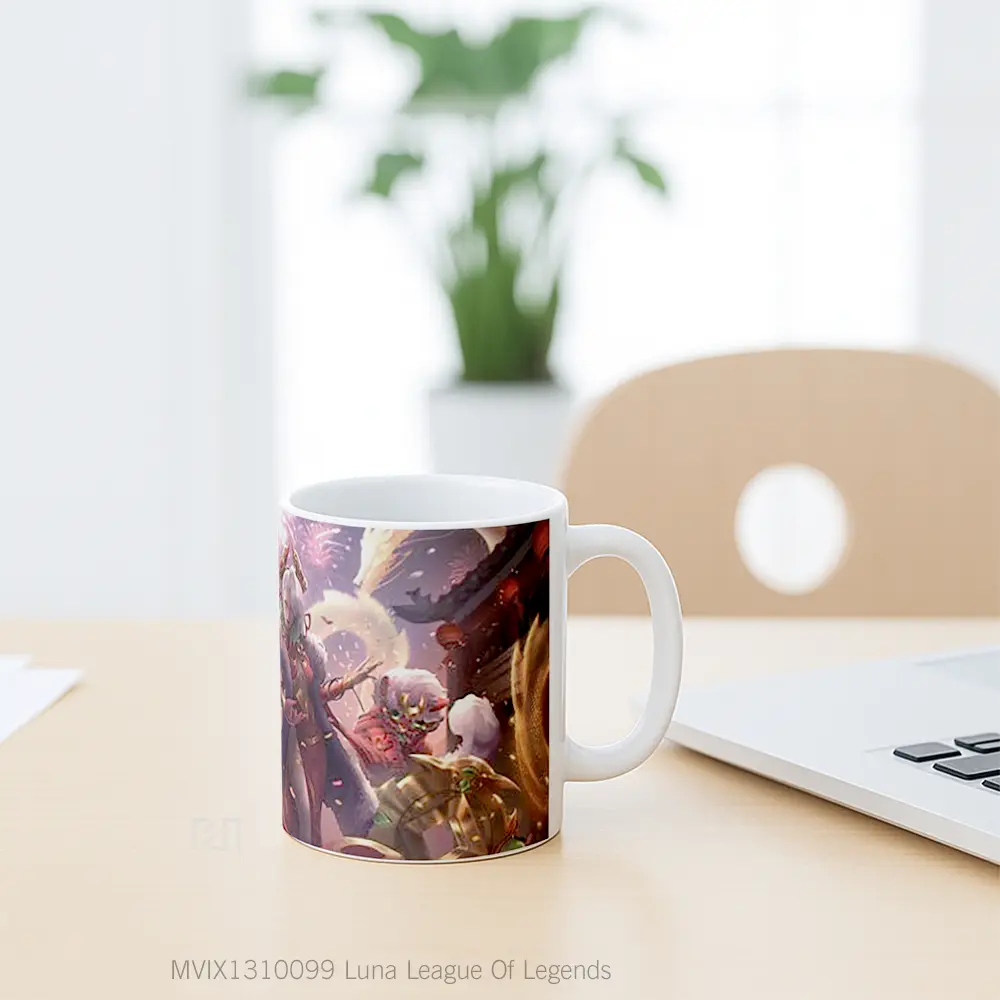 Mug Luna League Of Legends Cangkir Gamer - All-side / Desain
