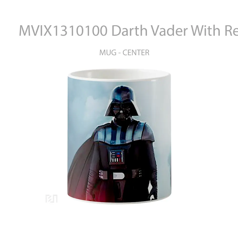 Mug Darth Vader With Red Lightsaber Gelas Star Wars