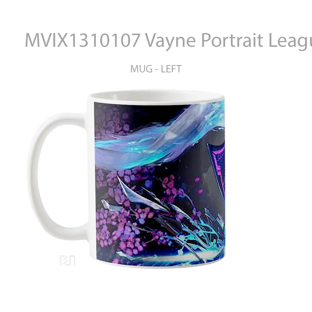 Mug Vayne Portrait League Of Legends Cangkir Gamer - All-side / Desain