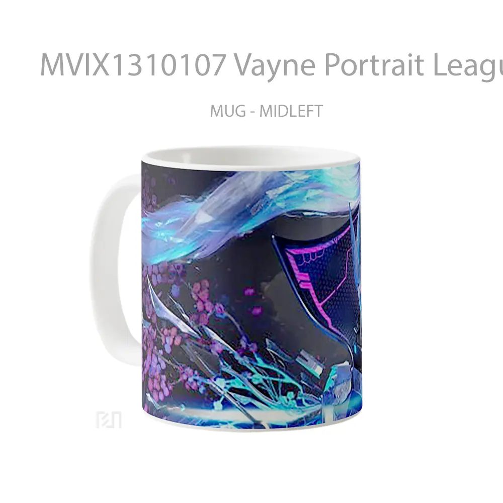 Mug Vayne Portrait League Of Legends Cangkir Gamer - All-side / Desain