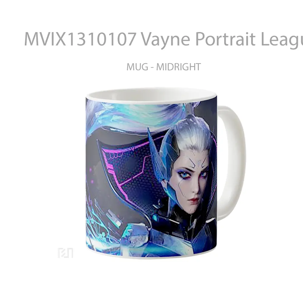 Mug Vayne Portrait League Of Legends Cangkir Gamer - All-side / Desain