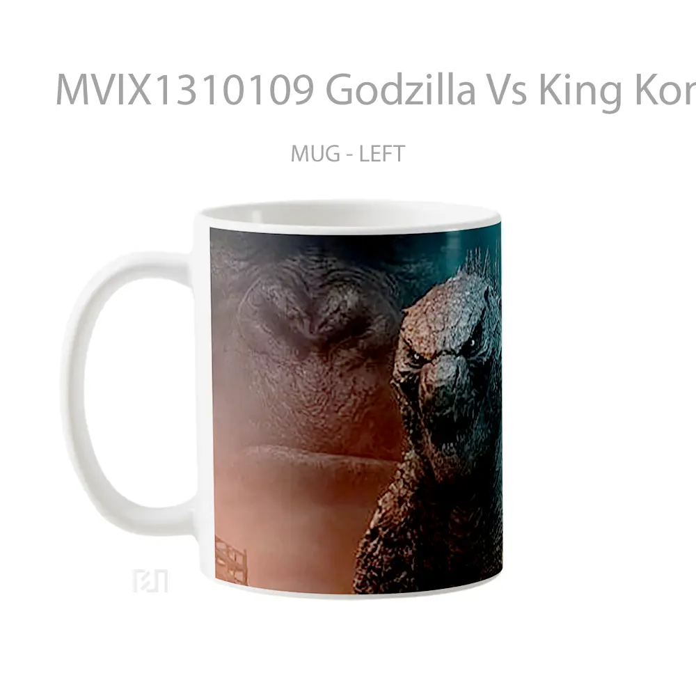 Mug Godzilla Vs King Kong 2021 Gelas Keramik Unik - All-side / Desain