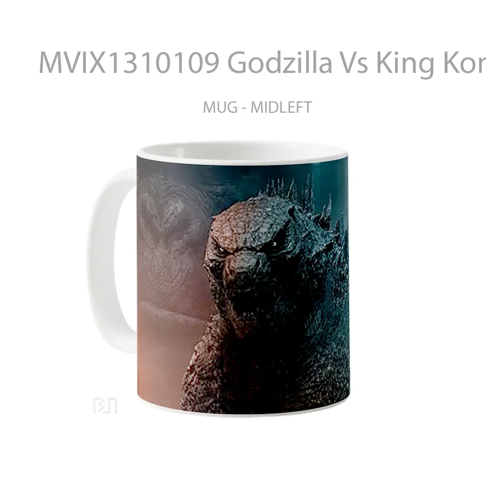 Mug Godzilla Vs King Kong 2021 Gelas Keramik Unik - All-side / Desain