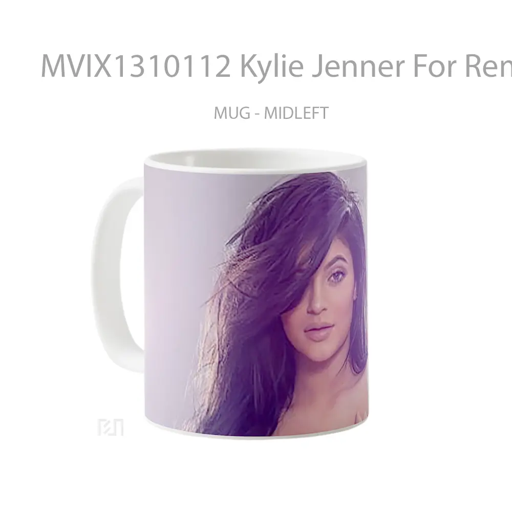 Mug Kylie Jenner For Remix Magazine Gelas Selebriti - All-side / Desain