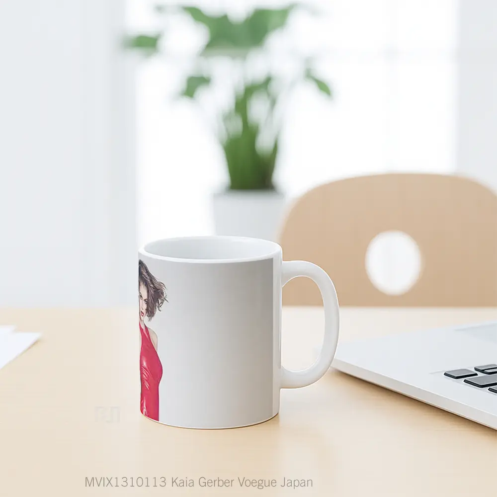 Mug Kaia Gerber Voegue Japan Gelas Keramik Unik - All-side / Desain