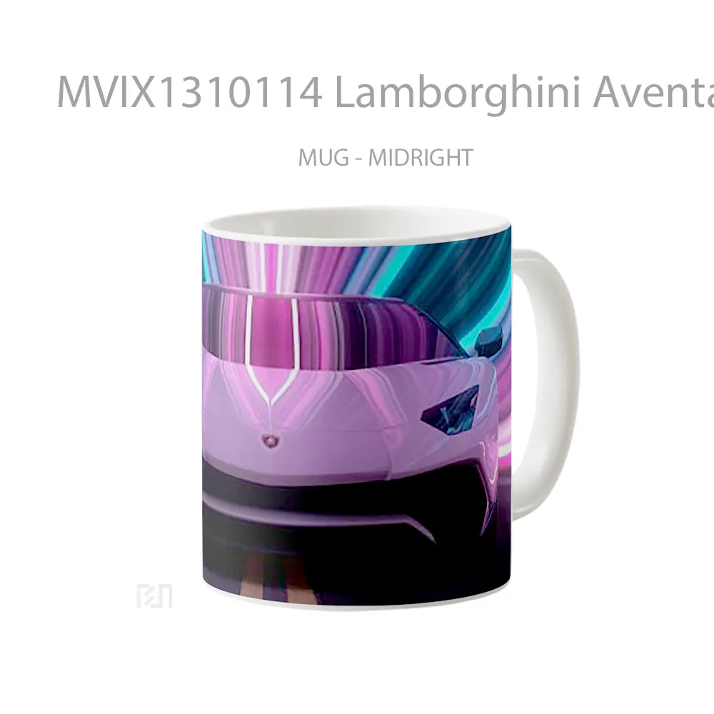 Mug Lamborghini Aventador Cgi Cangkir Mobil - All-side / Desain