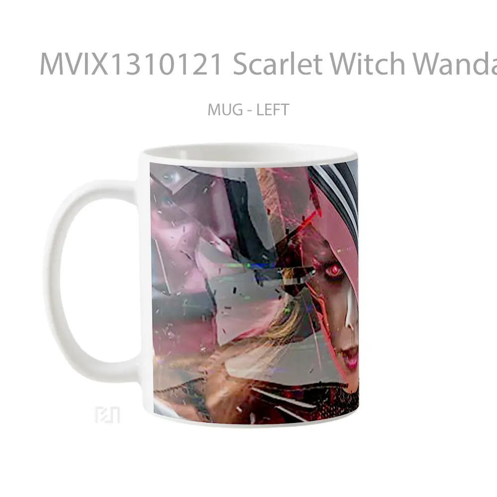 Mug Scarlet Witch Wandavision Gelas Superhero - All-side / Desain