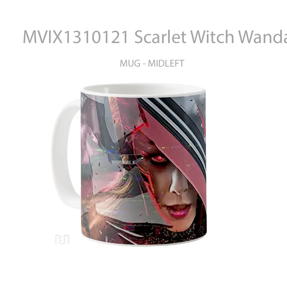 Mug Scarlet Witch Wandavision Gelas Superhero - All-side / Desain