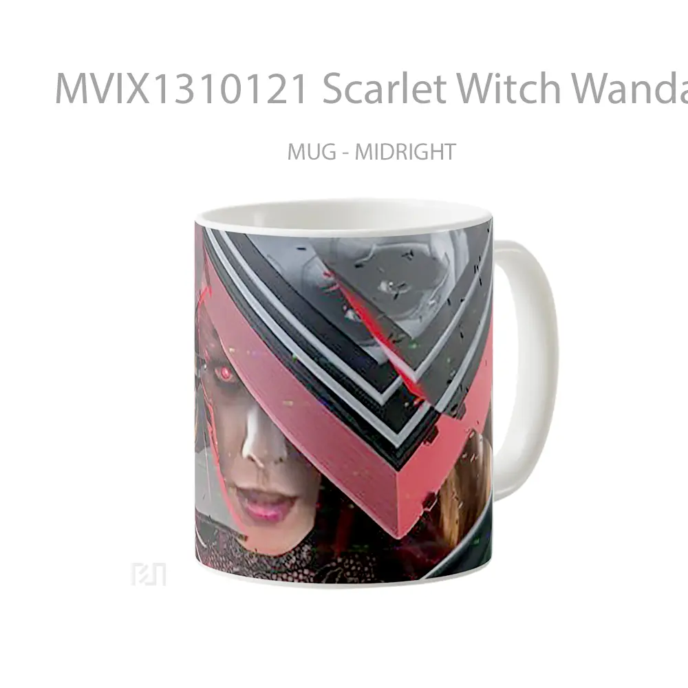 Mug Scarlet Witch Wandavision Gelas Superhero - All-side / Desain