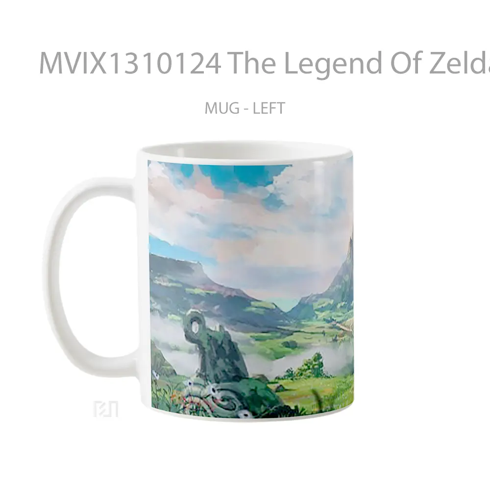 Mug The Legend Of Zelda Nature Gelas Pemandangan Alam - All-side / Desain
