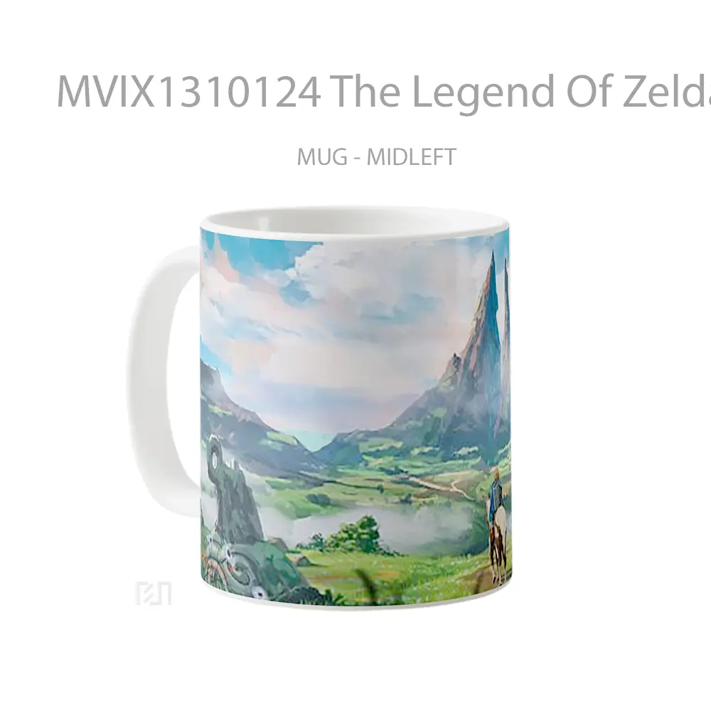Mug The Legend Of Zelda Nature Gelas Pemandangan Alam - All-side / Desain