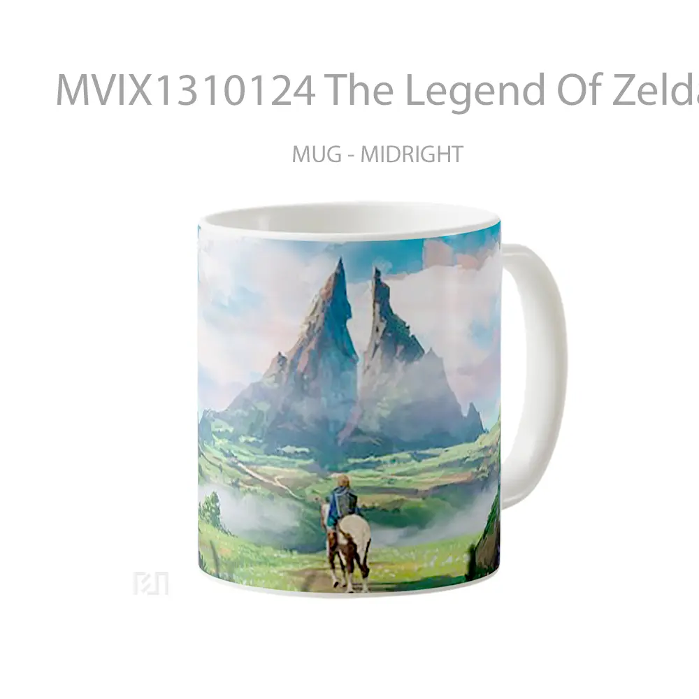 Mug The Legend Of Zelda Nature Gelas Pemandangan Alam - All-side / Desain