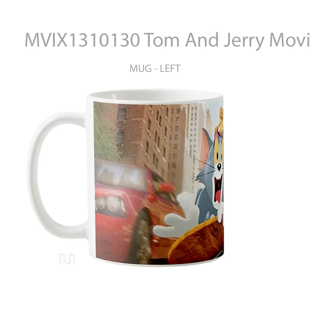 Mug Tom And Jerry Movie Poster Gelas Kartun - All-side / Desain