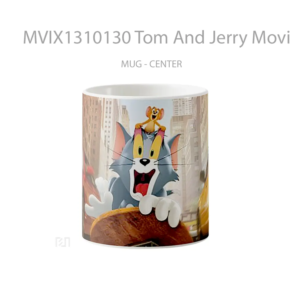 Mug Tom And Jerry Movie Poster Gelas Kartun