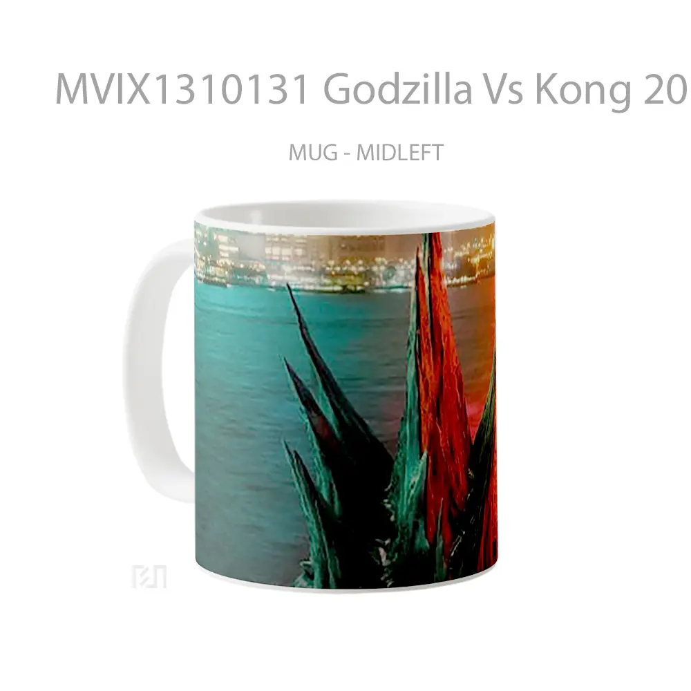 Mug Godzilla Vs Kong 2021 Gelas Keramik Unik - All-side / Desain