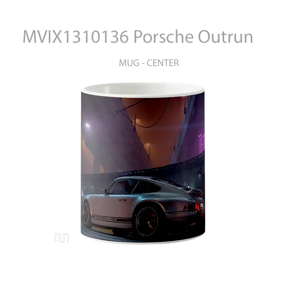 Mug Porsche Outrun Cangkir Mobil