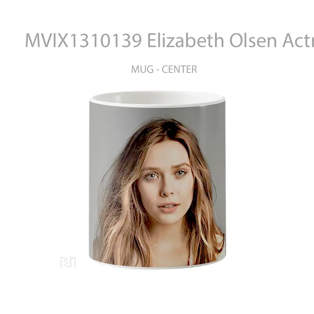 Mug Elizabeth Olsen Actress Without Make Up Gelas Keramik Unik