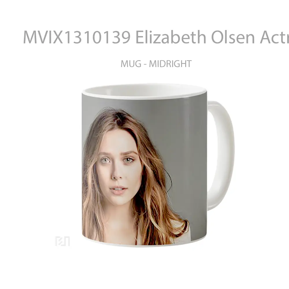 Mug Elizabeth Olsen Actress Without Make Up Gelas Keramik Unik - All-side / Desain
