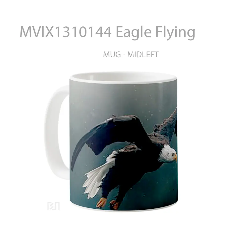 Mug Eagle Flying Gelas Hewan Lucu - All-side / Desain