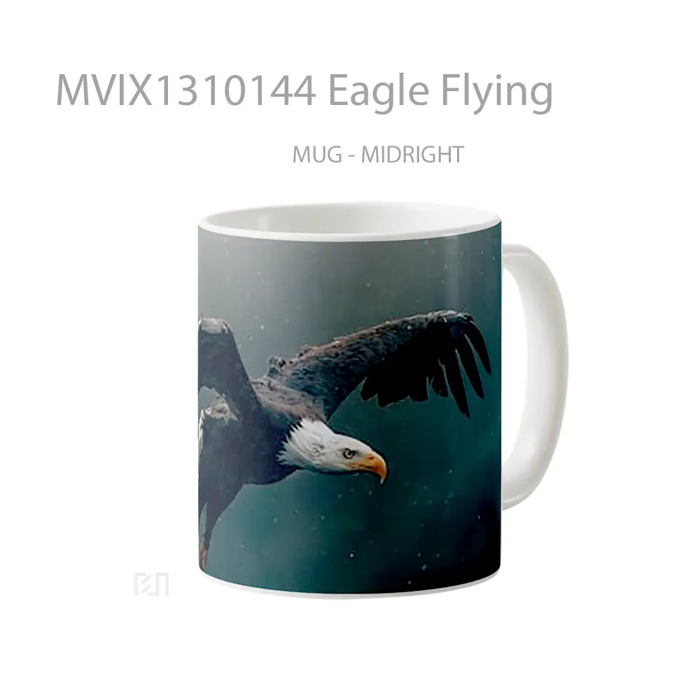 Mug Eagle Flying Gelas Hewan Lucu - All-side / Desain