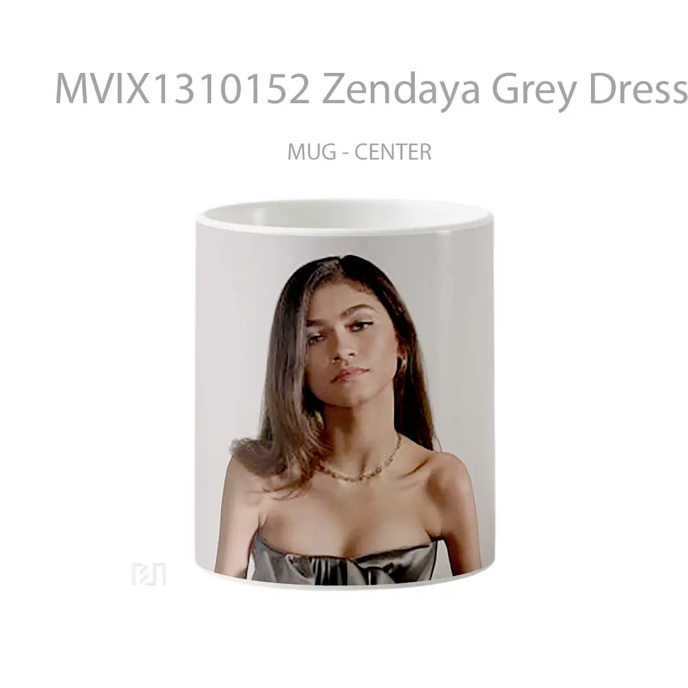 Mug Zendaya Grey Dress Gelas Selebriti