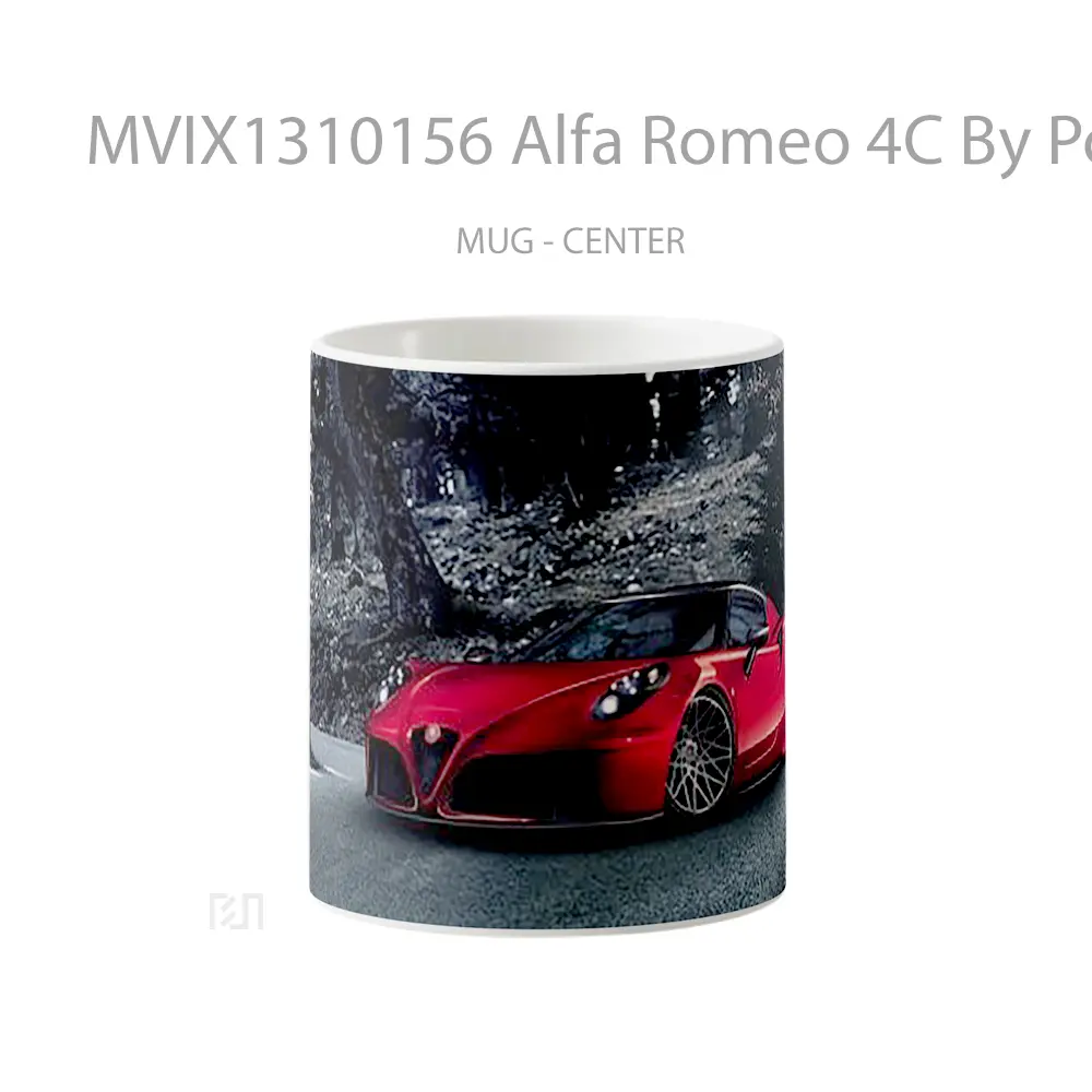 Mug Alfa Romeo 4C By Pogea Racing Cangkir Mobil