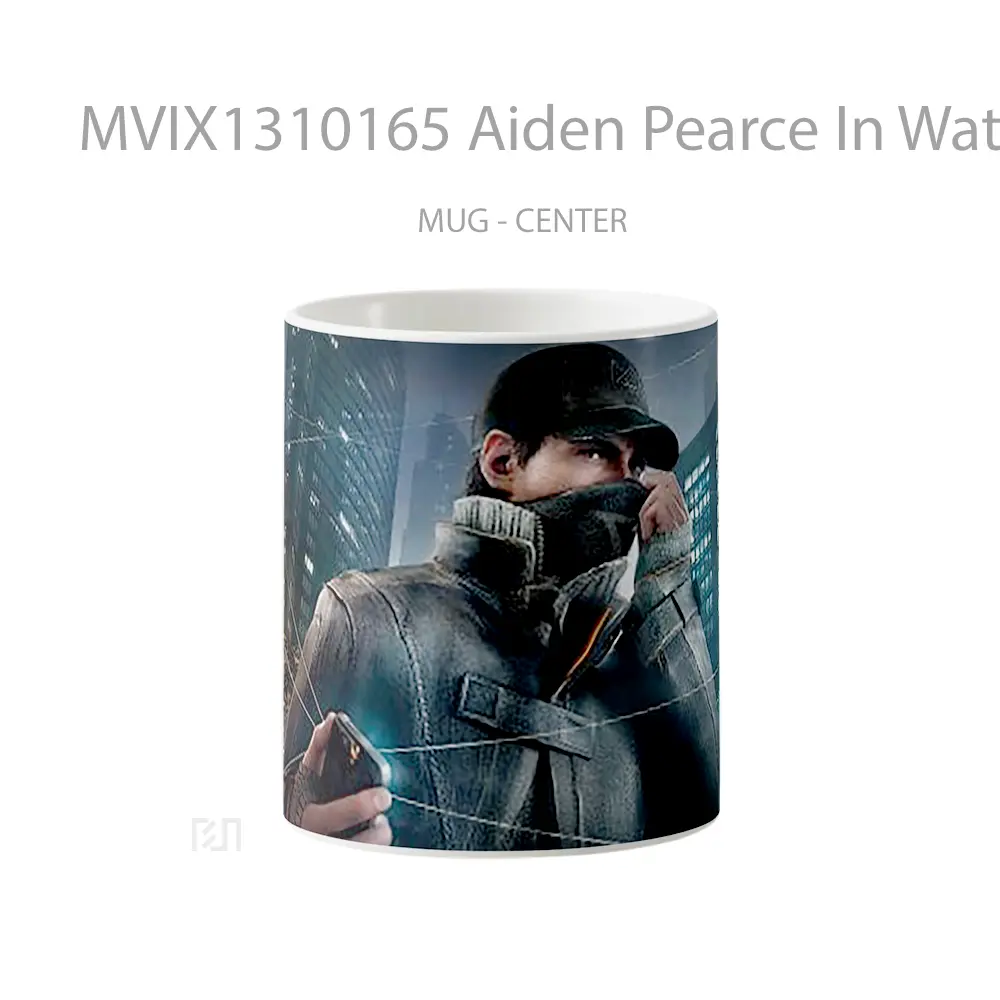 Mug Aiden Pearce In Watch Dogs Gelas Hewan Lucu