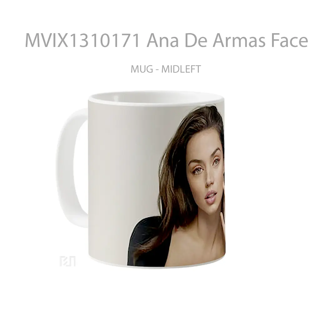 Mug Ana De Armas Face Gelas Keramik Unik - All-side / Desain