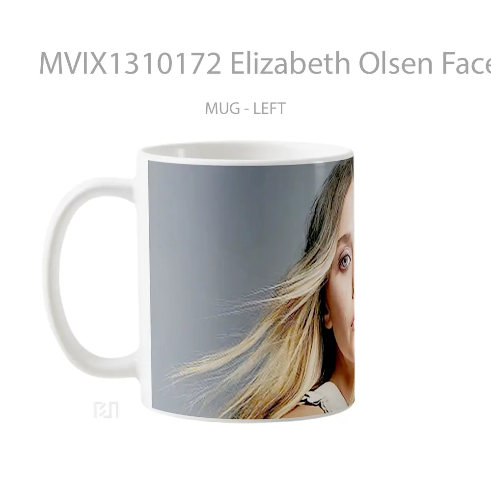 Mug Elizabeth Olsen Face Gelas Keramik Unik - All-side / Desain